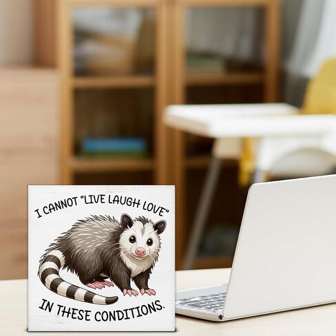 Funny Coffee Cat Decor More Espresso Less Depresso Wood Block Sign for Cafe Kitchen Coffee Station Desk Table Shelf, Coffee Lover Gifts in Saudi Arabia