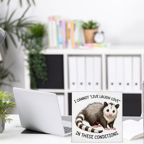 Funny Coffee Cat Decor More Espresso Less Depresso Wood Block Sign for Cafe Kitchen Coffee Station Desk Table Shelf, Coffee Lover Gifts in Saudi Arabia