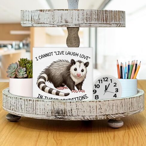 Funny Coffee Cat Decor More Espresso Less Depresso Wood Block Sign for Cafe Kitchen Coffee Station Desk Table Shelf, Coffee Lover Gifts in Saudi Arabia