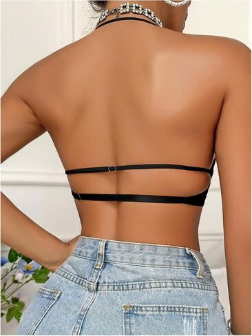 Wdirara للسيدات اللاسلكية اللاسلكية منخفضة الظهر صدرية عارية الذروة bralettes الرسن القابل للتحويل in Saudi Arabia