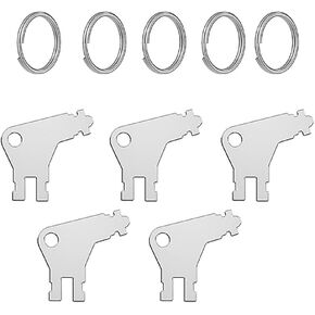 Paper Towel and Toilet Paper Dispenser Key Set, 20Pcs Universal Key Compatible for Georgia Pacific and Other Brands (White-10pcs & Sliver-10pcs) in Saudi Arabia