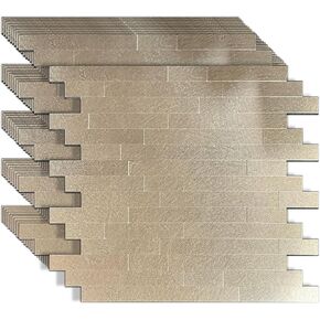 Weimeisc 10 Sheets Peel and Stick Backsplash Tile for Kitchen, Self-Adhesive Mosaic Tile, Stick on Bathroom Vanities，Fireplace Décor, Laundry Table(11.25" X 12.7") (Blue Series) in Kuwait