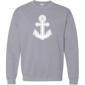 CreateMyTee | Mercyhurst University Anchor Crewneck Sweatshirt in Saudi Arabia