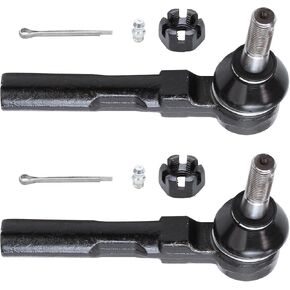 Detroit Axle - Front 2pc Tie Rods for 2003-2014 Chevrolet GMC Savana Express 1500, 2003-2005 2500, 2 Outer Tie Rod End Links Replacement in Saudi Arabia