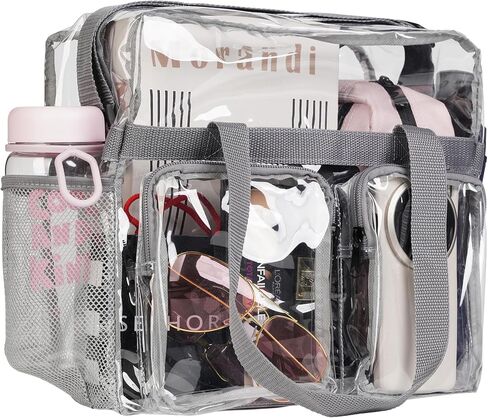 وافق Zenpunk Clear Bags Stadium على حقيبة حمل واضحة مع حقيبة Crossbody إغلاق Zipper مع حزام قابل للتعديل in Kuwait