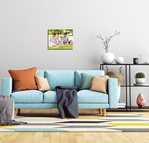 TreeDeal Custom Canvas Prints with Your Photos, Framed 11" x 14" Personalized Pictures Print, Customized Photo to Canvas Wall Art Ideal for Home Decor Gift Wrapping Pets Family Baby Wedding in Saudi Arabia