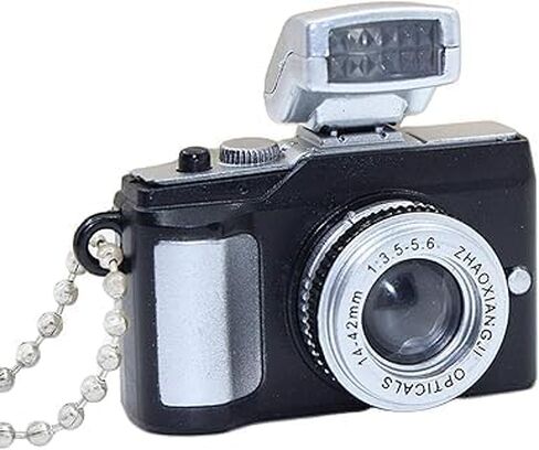 Jowxsx Mini Camera Keychain Key Ring Toy with Flashlight Sound Bag Phone Pendant,Car Keychain Accessories for Women Men in Saudi Arabia