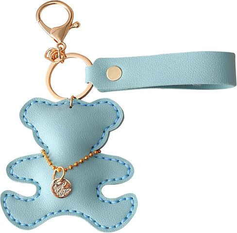 Cute Bear Keychain, Hand-Sewn Bear Charm for Purse Handbags Bag Accessories Car Charms PU Teddy Bears Key Charms in Kuwait