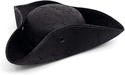 جمع قبعة القراصنة الجلدية المزيفة الحاضر للبالغين - قبعة القراصنة القراصنة على الطراز القديم للرجال والنساء in Kuwait