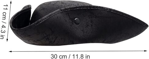 جمع قبعة القراصنة الجلدية المزيفة الحاضر للبالغين - قبعة القراصنة القراصنة على الطراز القديم للرجال والنساء in Kuwait