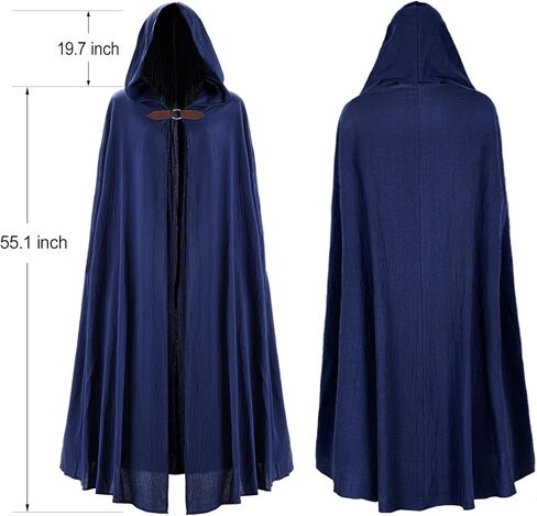 فورنا عصر النهضة مقنعن للنساء الرجال كيب كيب من العصور الوسطى لوزارة الأزياء الهالوين in Kuwait