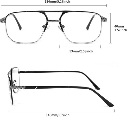 Multifocal reading glasses men's metal reading glasses anti-blue light reading glasses GA2306 in Saudi Arabia