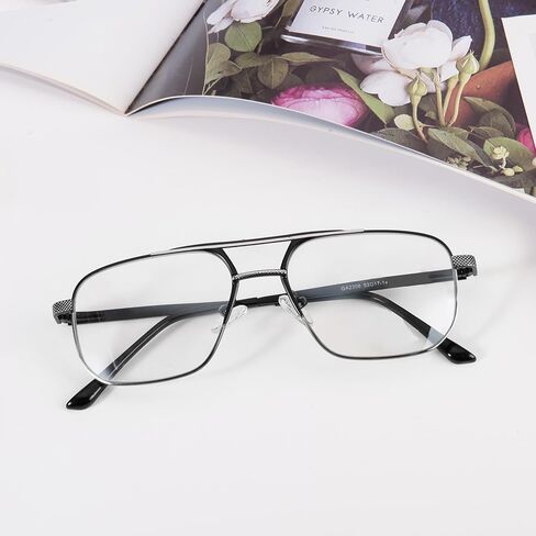 Multifocal reading glasses men's metal reading glasses anti-blue light reading glasses GA2306 in Saudi Arabia