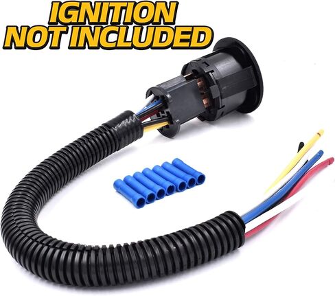 HD Switch Starter Ignition Switch Wire Harness Repair Kit Replaces John Deere Mowers LA100 LA105 LA110 LA115 LA120 LA125 LA130 LA135 LA140 LA145 LA150 LA155 LA165 LA175 Garden Tractor in Saudi Arabia
