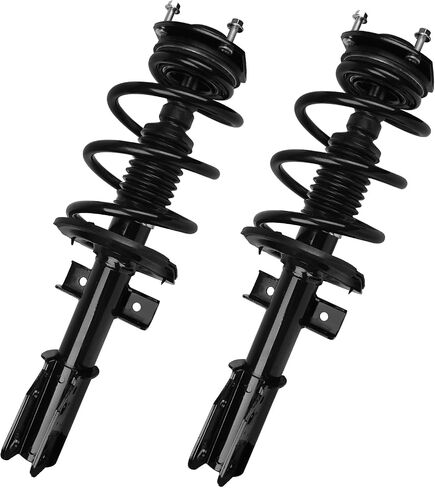 KUSATEC 172518 Front Pair Complete Struts Shock Absorber fit for Buick Enclave 2008-2012, Chevy Traverse 2009-2012, GMC Acadia 2007-2012, Saturn Outlook 2007-2010 Struts with Coil Spring Assemblies in Saudi Arabia