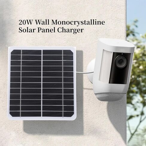 20W 5V لوحة شمسية أحادية اللون مع كابل 9.8 قدم ، شاحن لوحة شمسية IP68 IP68 in Kuwait
