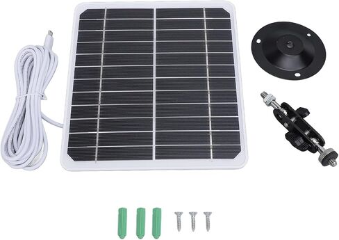 20W 5V لوحة شمسية أحادية اللون مع كابل 9.8 قدم ، شاحن لوحة شمسية IP68 IP68 in Kuwait