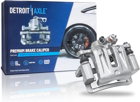Detroit Axle - الخلفية اليمنى الفرامل الفرجار لـ Chevy Expenox GMC Terrain Pontiac Torrent Saturn Vue 2009 2009 2010 2012 2013 2014 2015 2015 2017 Disc Brake Pariper W/Bracket Replace in Saudi Arabia