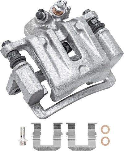 Detroit Axle - الخلفية اليمنى الفرامل الفرجار لـ Chevy Expenox GMC Terrain Pontiac Torrent Saturn Vue 2009 2009 2010 2012 2013 2014 2015 2015 2017 Disc Brake Pariper W/Bracket Replace in Saudi Arabia