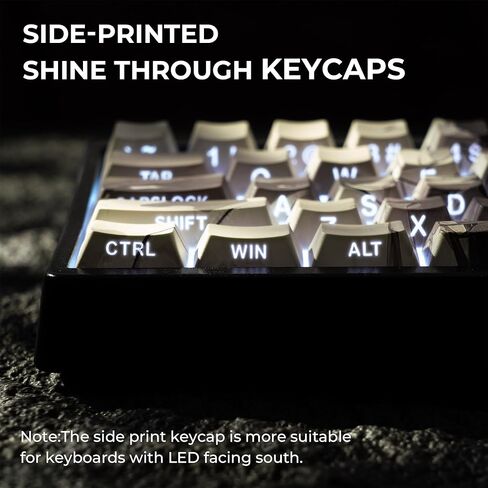 XVX Double Shot PBT Kearcaps ، chrysanthemum keycaps ، تألق جانبي مطبوع من خلال مجموعات كبار المفاتيح ، أغطية لوحة مفاتيح الكرز مع تسامي الصبغة المناسب لمفاتيح مفاتيح MX in Kuwait