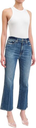 DAZE Women's Soho High Rise Ankle Flare Denim Jeans in Saudi Arabia