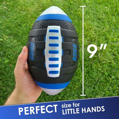 BOSS Foam Football - Toddler Junior Football for Kids - Each Quality Kids Football is 9" – Soft, Small Football Youth in Kuwait