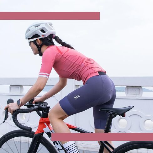 UKE Women's Cycling Jersey Spring Summer Road Cycling Short Sleevee Cycling Top High Elasticity Breathability Comfort in Saudi Arabia