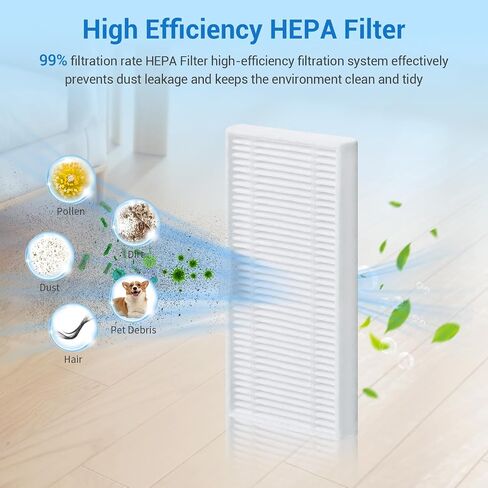 ملحقات قطع الغيار لسلسلة Eufy L60 Series Eufy L50 Series Robot Vacuums Accessories، 2 فرشاة دوارة، 8 مرشحات HEPA ومرشحات رغوة، 8 فرش جانبية، 1 مفك براغي، 1 أداة تنظيف in Kuwait