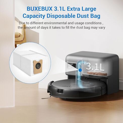 ملحقات قطع الغيار لسلسلة Eufy L60 Series Eufy L50 Series Robot Vacuums Accessories، 2 فرشاة دوارة، 8 مرشحات HEPA ومرشحات رغوة، 8 فرش جانبية، 1 مفك براغي، 1 أداة تنظيف in Kuwait