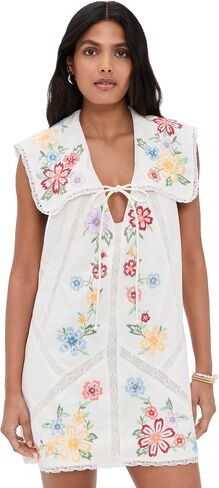 Free People Women's Willow Embroidered Mini Dress in Saudi Arabia