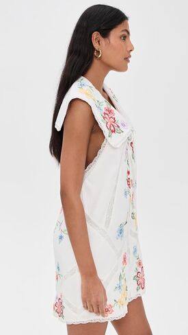 Free People Women's Willow Embroidered Mini Dress in Saudi Arabia