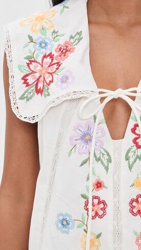 Free People Women's Willow Embroidered Mini Dress in Saudi Arabia