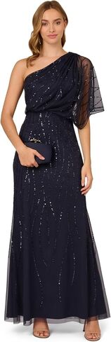 Adrianna Papell Women's Long Beaded Dress in Saudi Arabia
