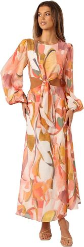 Petal & Pup Women's Laquin Long Sleeve Maxi Dress in Saudi Arabia