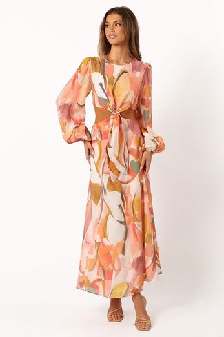 Petal & Pup Women's Laquin Long Sleeve Maxi Dress in Saudi Arabia