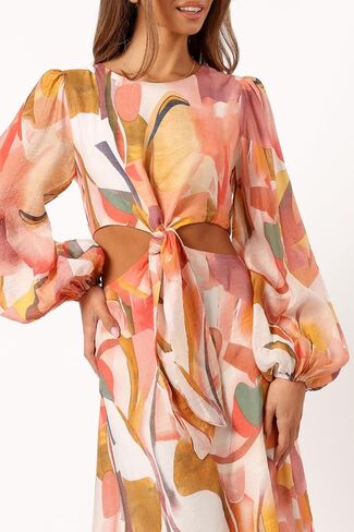 Petal & Pup Women's Laquin Long Sleeve Maxi Dress in Saudi Arabia