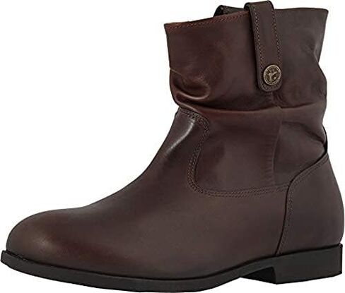 Birkenstock Sarnia Boots, Nl Espresso Natural Leather, 4.5 UK 37 EU Narrow 6 US in Saudi Arabia