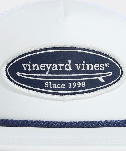 vineyard vines Men's Surf Logo Patch Foam Trucker in Saudi Arabia