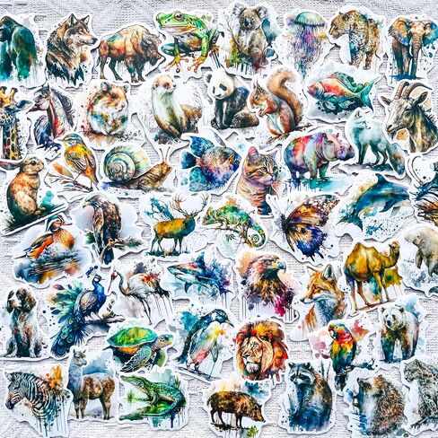50 PCS Luna Moth Stickers Pack – Vintage Botanical Insect Bug Stickers for Scrapbooking, Journaling, Laptop, Aesthetic Waterproof Nature Moth Butterfly Vinyl Decals in Kuwait