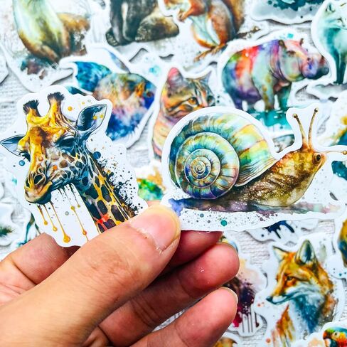 50 PCS Luna Moth Stickers Pack – Vintage Botanical Insect Bug Stickers for Scrapbooking, Journaling, Laptop, Aesthetic Waterproof Nature Moth Butterfly Vinyl Decals in Kuwait