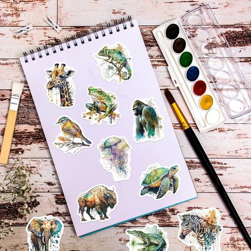 50 PCS Luna Moth Stickers Pack – Vintage Botanical Insect Bug Stickers for Scrapbooking, Journaling, Laptop, Aesthetic Waterproof Nature Moth Butterfly Vinyl Decals in Kuwait