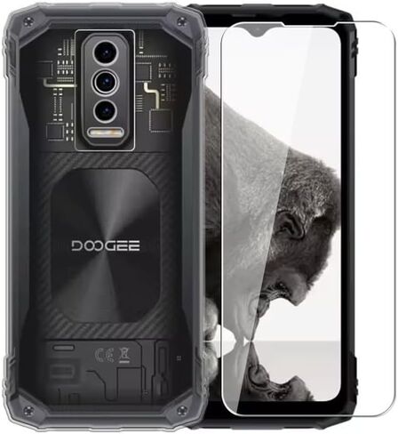 Case for Doogee Blade 10 Pro, Transparent Silicone Silky-Soft Flexible Touch Full-Body Protective Case Shockproof Bumper Protection Cover (Clear) in Saudi Arabia