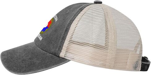 Us Army 9th Infantry Division Desert Storm Veteran Adjustable Cowboy Mesh Baseball Cap Unisex Outdoor Trucker Hat8 in Kuwait
