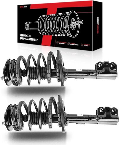 Torchbeam Premium Struts Shock Absorber Assembly for Toyota Camry 2007-2011, Front Left Right Complete Unit with Spring & Mount, OEM Replacement, Smooth Ride, Easy Bolt-On Installation 272307/272308 in Saudi Arabia