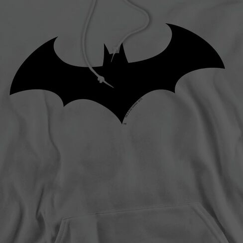 Popfunk Classic Batman Bat Hush Logo Pull-Over Hoodie Sweatshirt in Saudi Arabia