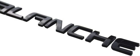 Aimoll 3pcs Avalanche Nameplates Emblem Badge Letter Replacement for GM Chevrolet (Black) in Saudi Arabia