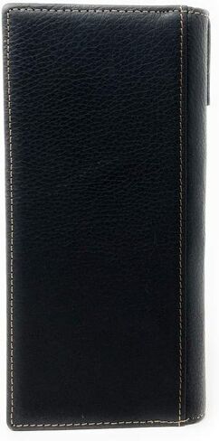 فراء البقر الغربي من الفرو الأصلي سلة سلة bifold محفظة في Multi Remblem (القهوة Longhorn) in Kuwait