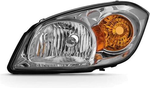 Wairau for Chevy for Cobalt 05-10 ، لـ Pontiac لـ G5 07-10 للتطبيق 05-06 على جانب سائق المصباح الأمامي ، تقنية البولي كربونات الثقيلة الثقيلة للهالوجين SL15555 in Kuwait