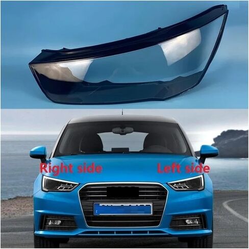 الإسكان الأمامي المتوافق مع Audi A1 2015 2015 2017 2018 Car Front Headpamps تغطي الشفافة المصابيح الأمامية للظهور المصابيح الأمامية Case Plexiglass Housing استبدال الظل (الجانب الأيسر) in Saudi Arabia