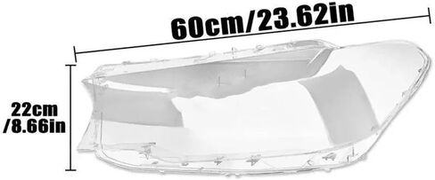 Headlight Housing Compatible For BMW 5 Series G30 G38 2016 2017 2018 2019 2020 Car Headlight Cover Lampshade Shell Lens Headlamp(1pc Right side) in Saudi Arabia